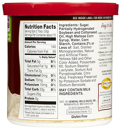 Betty Crocker Rich & Creamy Frosting - Cream Cheese - 16 Oz - 3 Pk