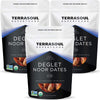 Terrasoul Superfoods Organic Deglet Dates, 6 Lbs (3 Pack) - Pitted | Fresh | Natural Sweetener