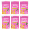 Amzi Foods | Dried Pineapple - Moringa Hibiscus (6 Pack) | All Natural Snacks | No Sugar Added Dried Pineapple | Dehydrated Frui