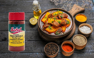 Sadaf Tikka Masala Seasoning - Tikka Masala Spice For Cooking And Food Seasoning - Chicken Tikka Masala Spice -Mediterranean Cuisine - Kosher - 2 Oz Bottle With Shaker Top