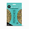 Wonderful Pistachios No Shells, Sea Salt & Vinegar Flavored Nuts, 11 Ounce Resealable Bag, Protein Snacks, Gluten Free, Healthy