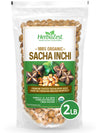 HerbaZest Sacha Inchi Seeds - USDA Organic, Vegan, Non-GMO, Gluten-Free - 2 LB