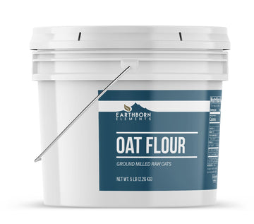 Earthborn Elements Oat Flour 1 Gallon Bucket, Baking, Versatile