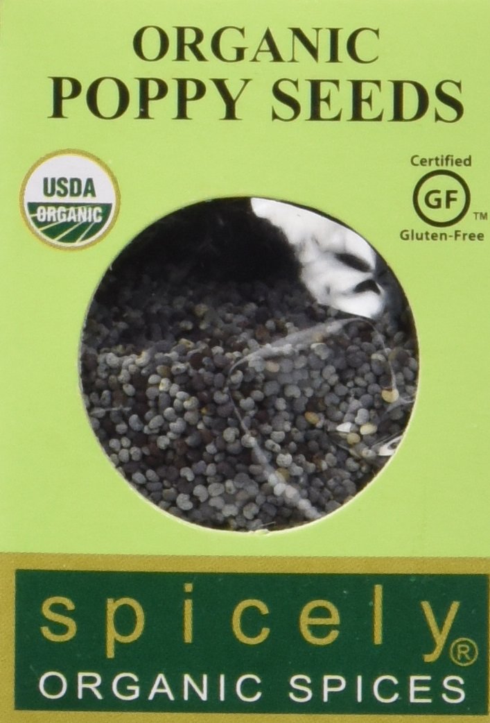 Spicely Organic Poppy Seeds 0.4 Ounce Certified Gluten-Free