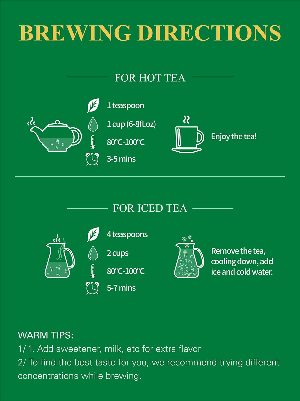 Gldnt Organic Jasmine Green Tea, Organic Jasmine Green Tea Loose Leaf With Delightful Aroma, Delicate And Smooth Flavor, Hot & Iced Tea, 16 Ounce