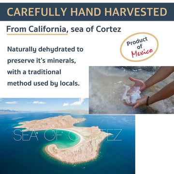 All Goods Sea Salt Fine Grain, 16 oz, 100% Natural, Unrefined, Kosher, 30% Less Sodium, White