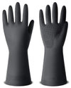 Thxtoms Dishwashing Gloves, 3 Pairs Reusable Latex Cleaning Gloves For Housework, Kitchen, Bathroom, Extra Large, Black