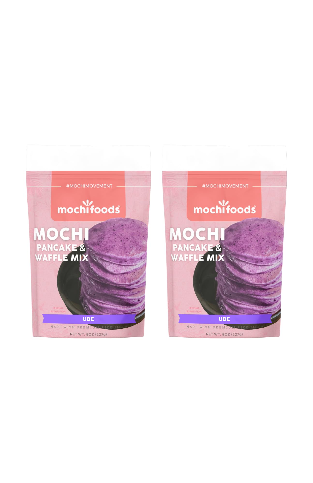 Mochi Foods Ube Mochi Pancake And Waffle Mix 8 Oz Pack Of 2