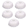 5Pcs Microfiber Replacement Mop Head Spin Mop Head Replacement 5-Pack, Microfiber Refill Heads Universal For 360 Spin Magic Mopp
