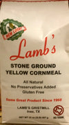 Lambs Stone Ground Yellow Cornmeal 2 lb (Pack of 1)