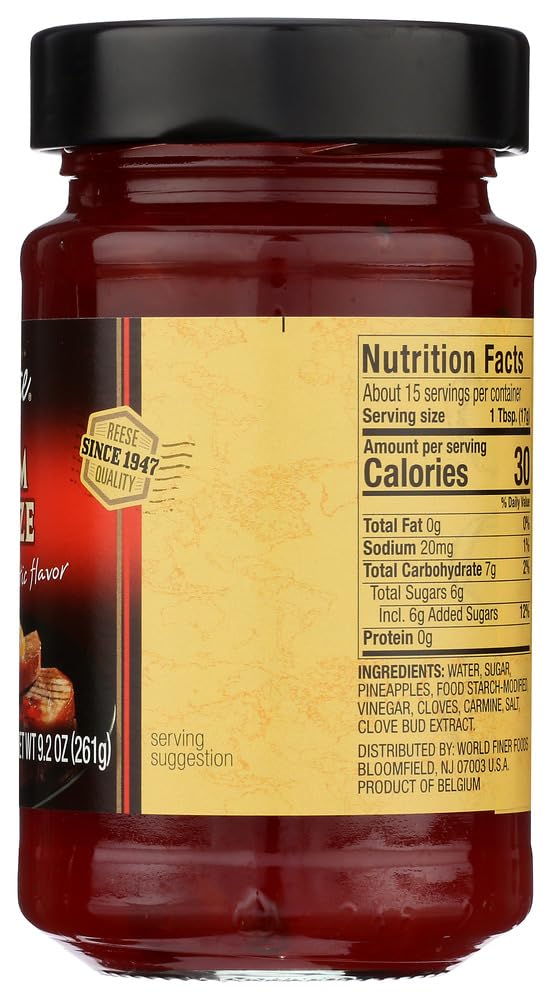 Reese Gourmet Ham Glaze (9 oz Jars) 2 Pack by Reese
