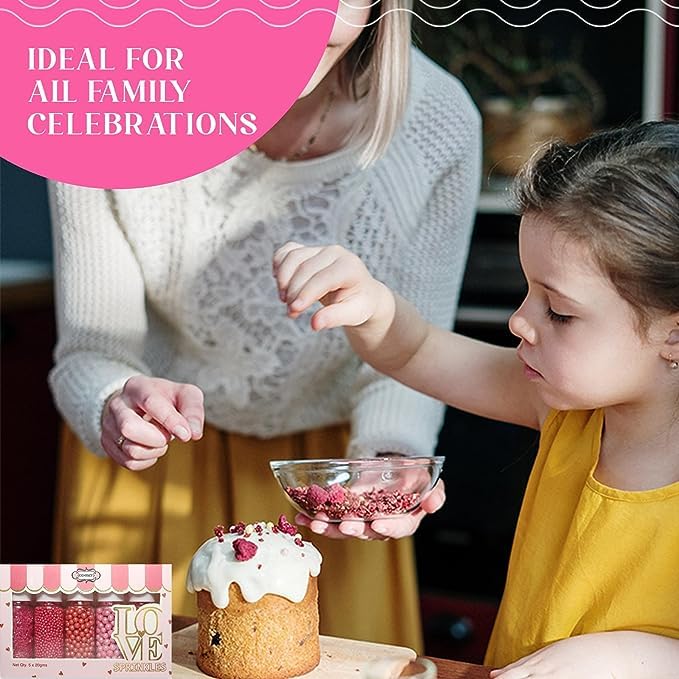 Confect Bronze Sprinkles |Sprinkles for Cakes & Cupcakes Decoration | Celebration Sprinkles | Assorted Pack of 5 Beach Dayout Br