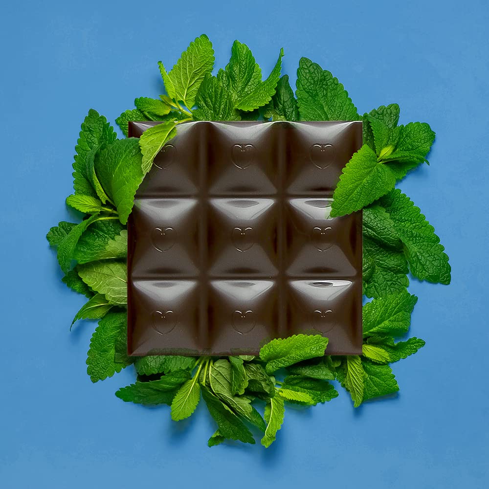 Chocolove Dark Chocolate Peppermint Bars, 55% Cacao, 6 Count, Non-GMO, Rainforest Alliance Certified, 3.2oz Each