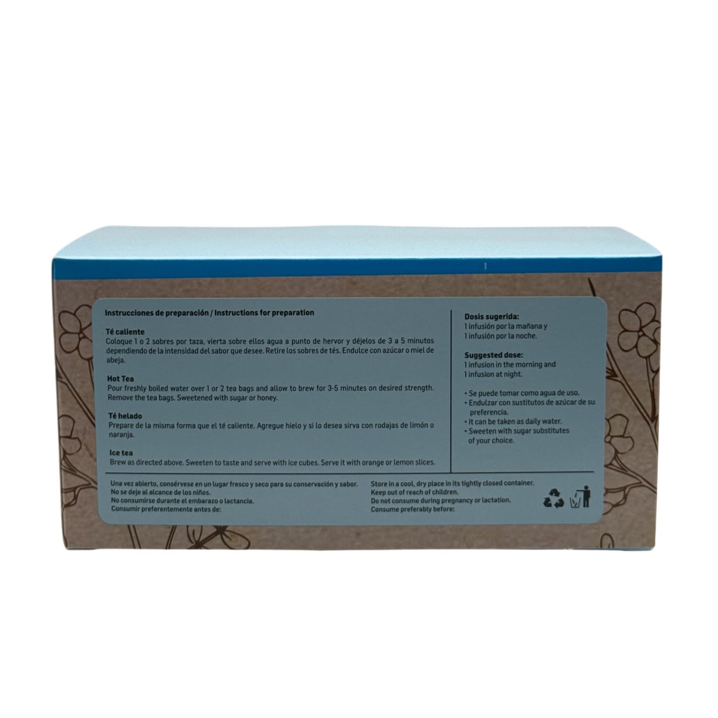 HIGH SUPREME Palo Azul Herbal Tea – 25 Caffeine-Free Tea Bags – 100% Natural, Vegan, Non-GMO, Hecho en México