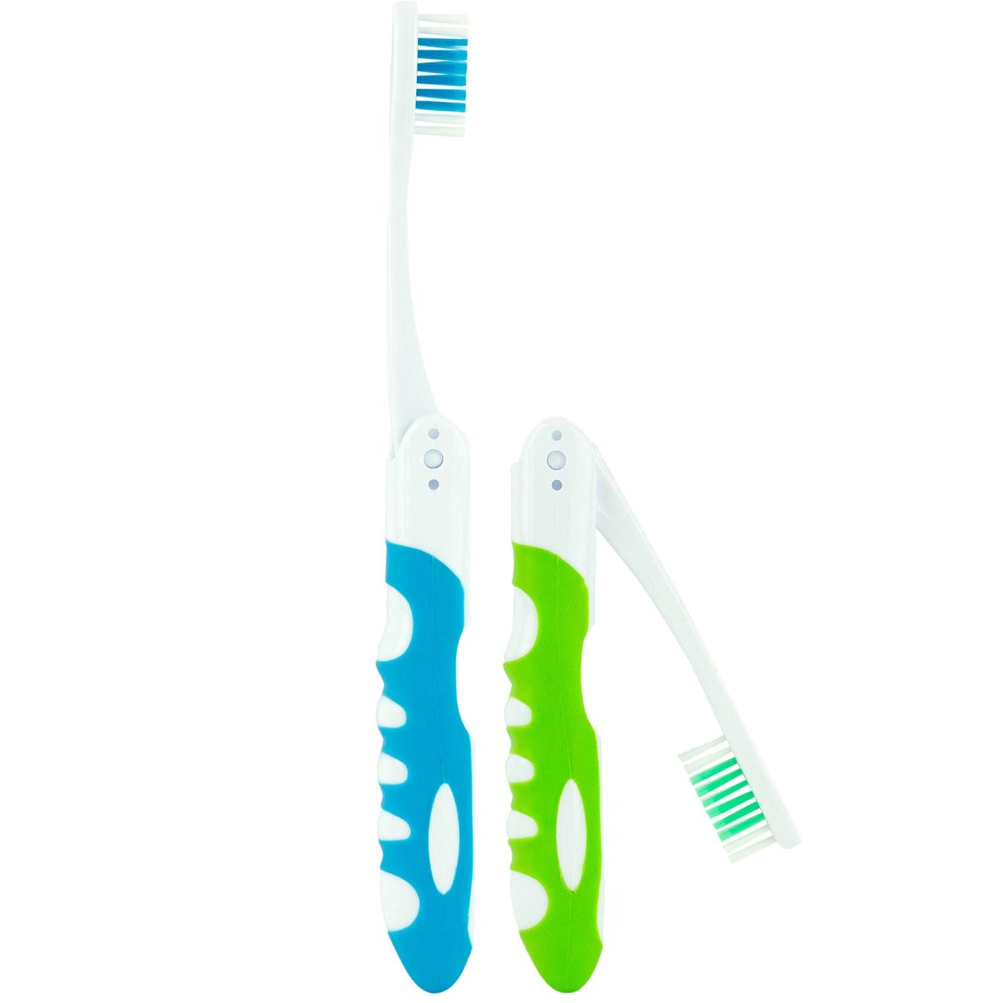 Travel Toothbrush, Portable Toothbrush Built In Cover, Travel Size Toothbrush For Hiking, Camping, And Traveling, Folding Toothb