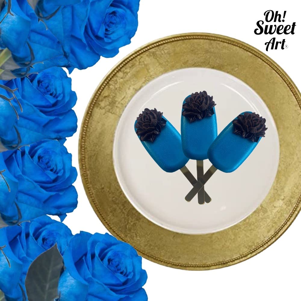 Oh Sweet Art Glossy Luster Dust Edible 7G (0.25Oz) Choose Your Color (Blue)