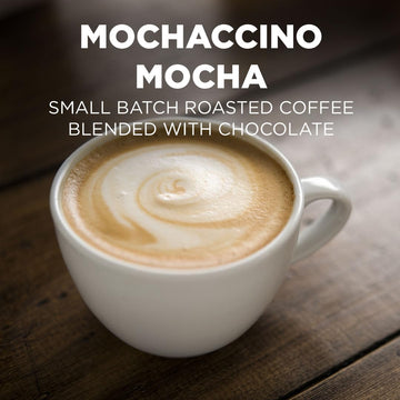 Maud'S Chocolate Mocha Cappuccino Coffee Pods, 18 Ct | Mochaccino Mocha Flavor | 100% Arabica Coffee | Solar Energy Produced Rec