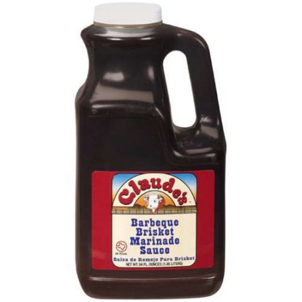 Claudes Brisket Marinade Sauce - 64 Ounce - Bbq Sauce, Meat Tenderizer, Steak Sauce