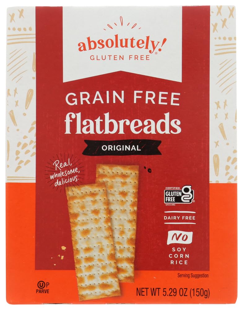 Absolutely Gluten Free Flatbread Original 5.29 Ounce (Pack of 12)