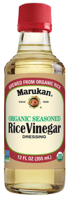Marukan Organic Seasoned Rice Vinegar, 12 Ounce Glass Bottle (Pack Of 1)