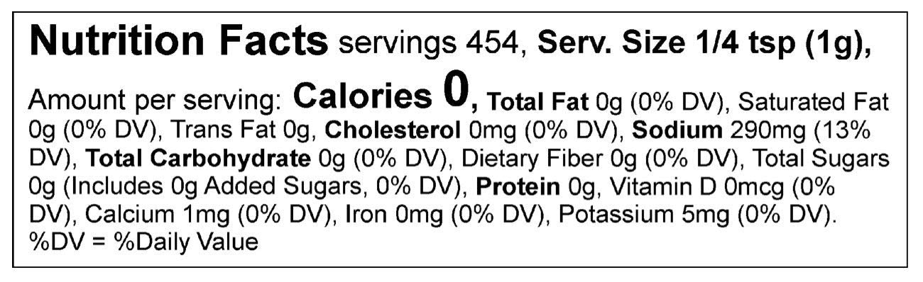 M Salt Michigan Salted Bulk Seasoning Salt, 16 OZ - Flavorful Seasoning for Cooking and Grilling