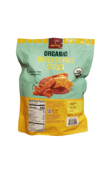 SnackYard Organic Sweet Potato Sticks, USDA Organic, Vegan, 17 oz (6 Pack) - No Added Sugar, Healthy Snack Option