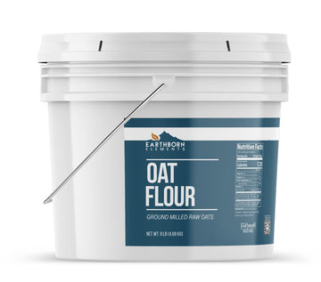 Earthborn Elements Oat Flour 2 Gallon Bucket, Gluten Free, Baking