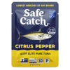 Safe Catch Elite Tuna Pouch, Citrus Pepper, Gluten-Free, Paleo, Keto, 2.6oz Pack of 12, Natural