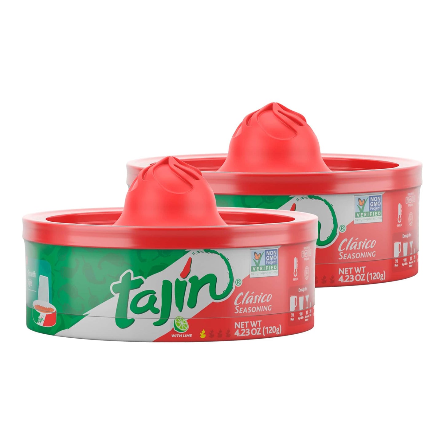 Tajin Cl sico Chile Lime Seasoning Rimmer 4.23 oz (Pack of 2)
