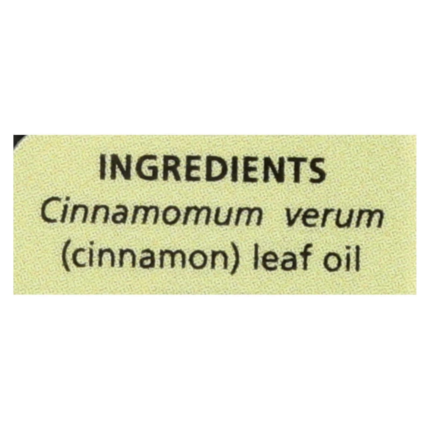 Aura Cacia Cinnamon Leaf Essential Oil | Gc/Ms Tested For Purity | 15Ml (0.5 Fl. Oz.)