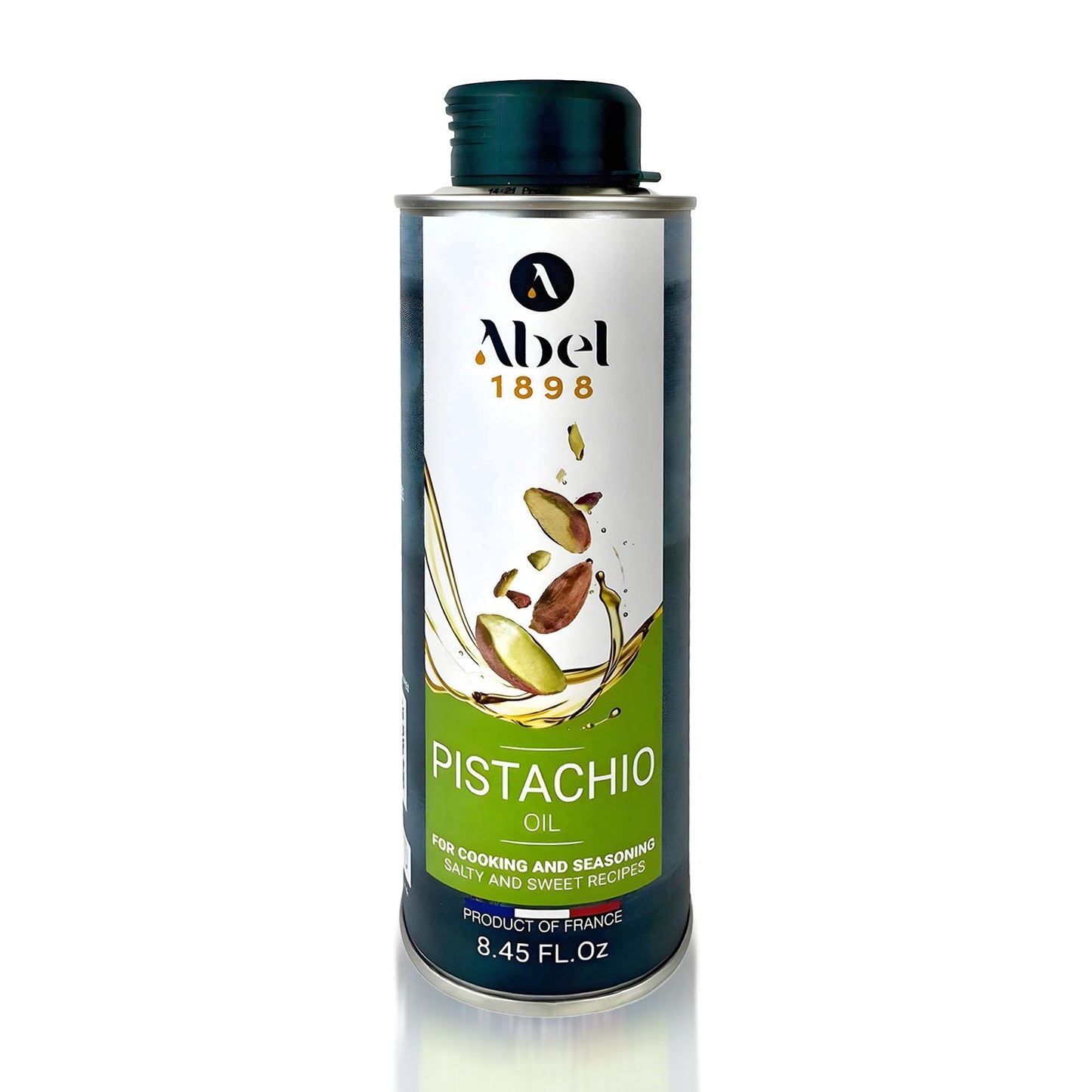 French Pistachio Oil - 100% Pure & Cold-Pressed Gourmet Nut Oil For Cooking Dressings & Baking - Non-Gmo Gluten-Free 8.45 Fl Oz