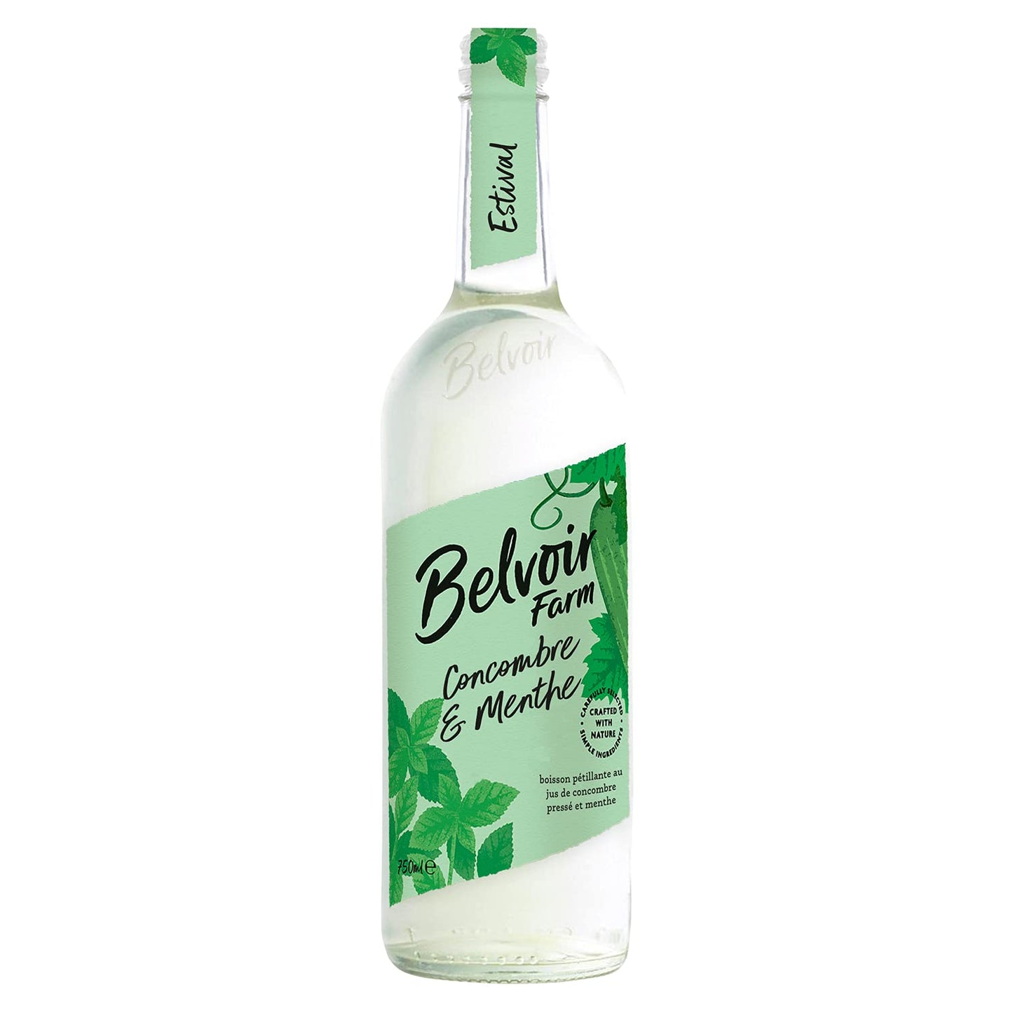 Belvoir Fruit Farms Belvoir Cucumber & Mint Presse 75cl (Pack of 6)