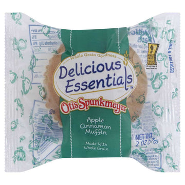 Otis Spunkmeyer Whole Grain Individually Wrapped Cinnamon Muffin, 2 Ounce -- 72 per case.