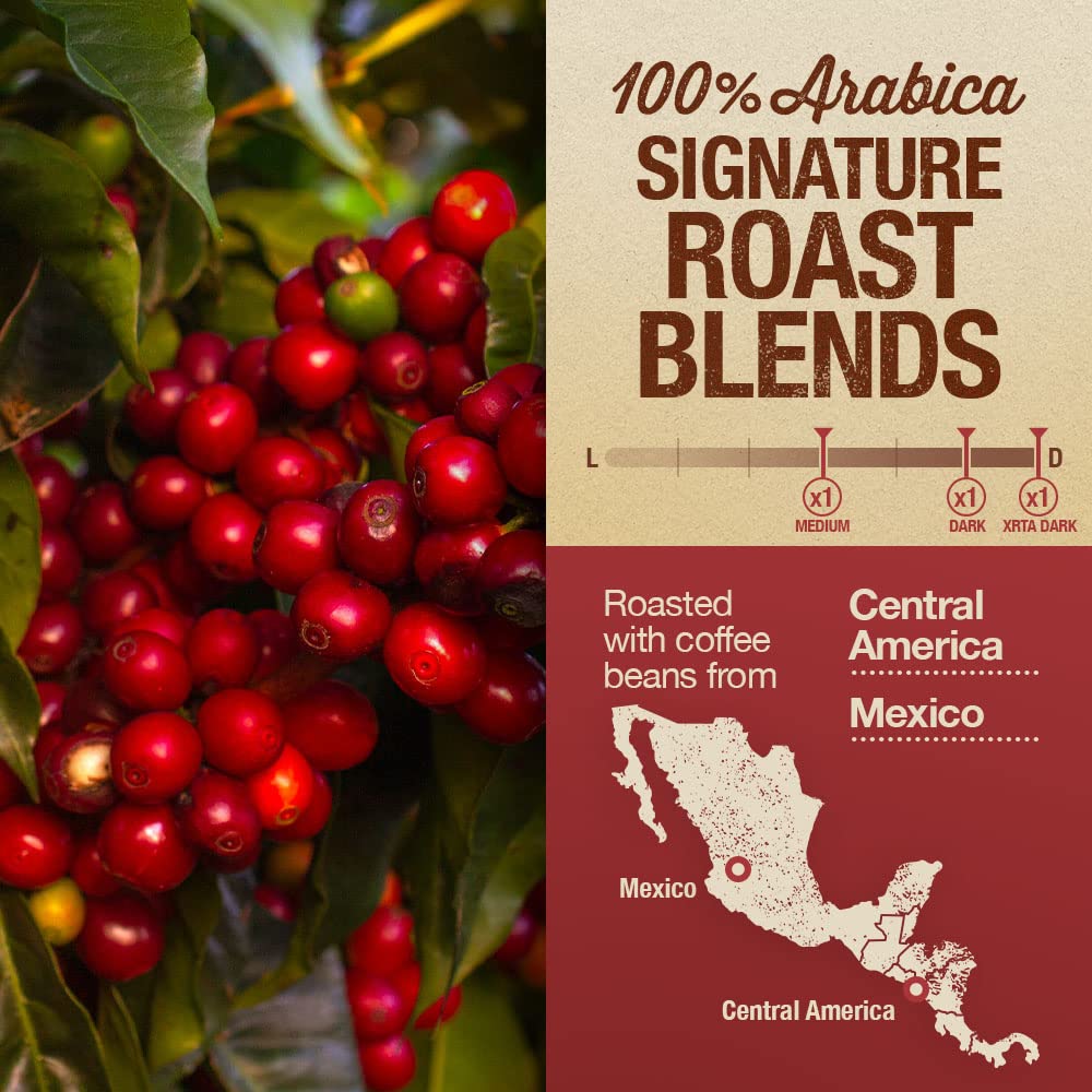 Mayorga Dark Roast Coffee Gift Pack Of 3, 12 Oz Bags- Mayan Blend, Cubano Roast And Muy Macho - 100% Arabica Caf Whole Coffee