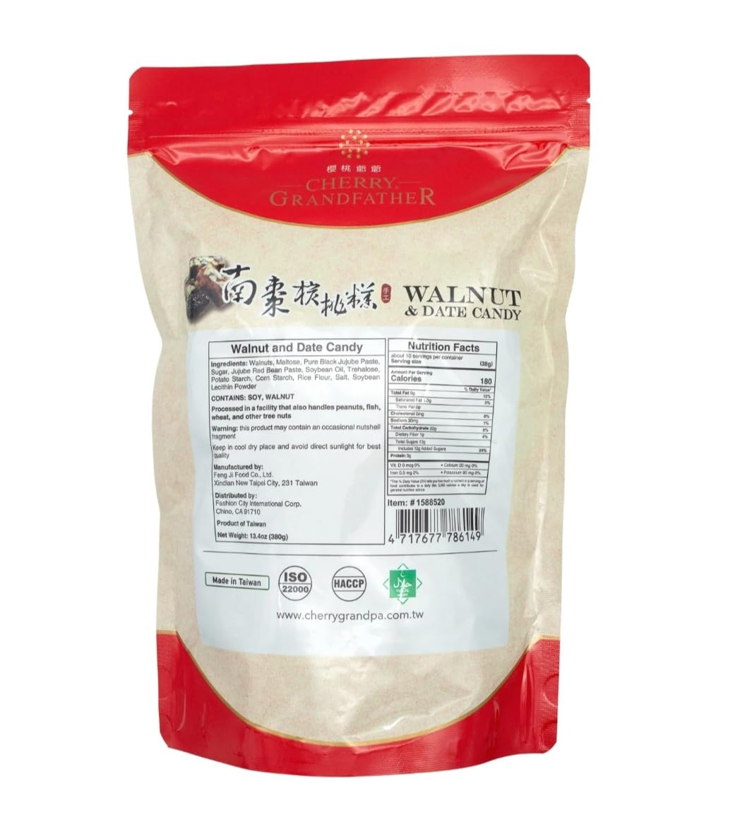 Walnut & Date Candy 13.4 Ounces