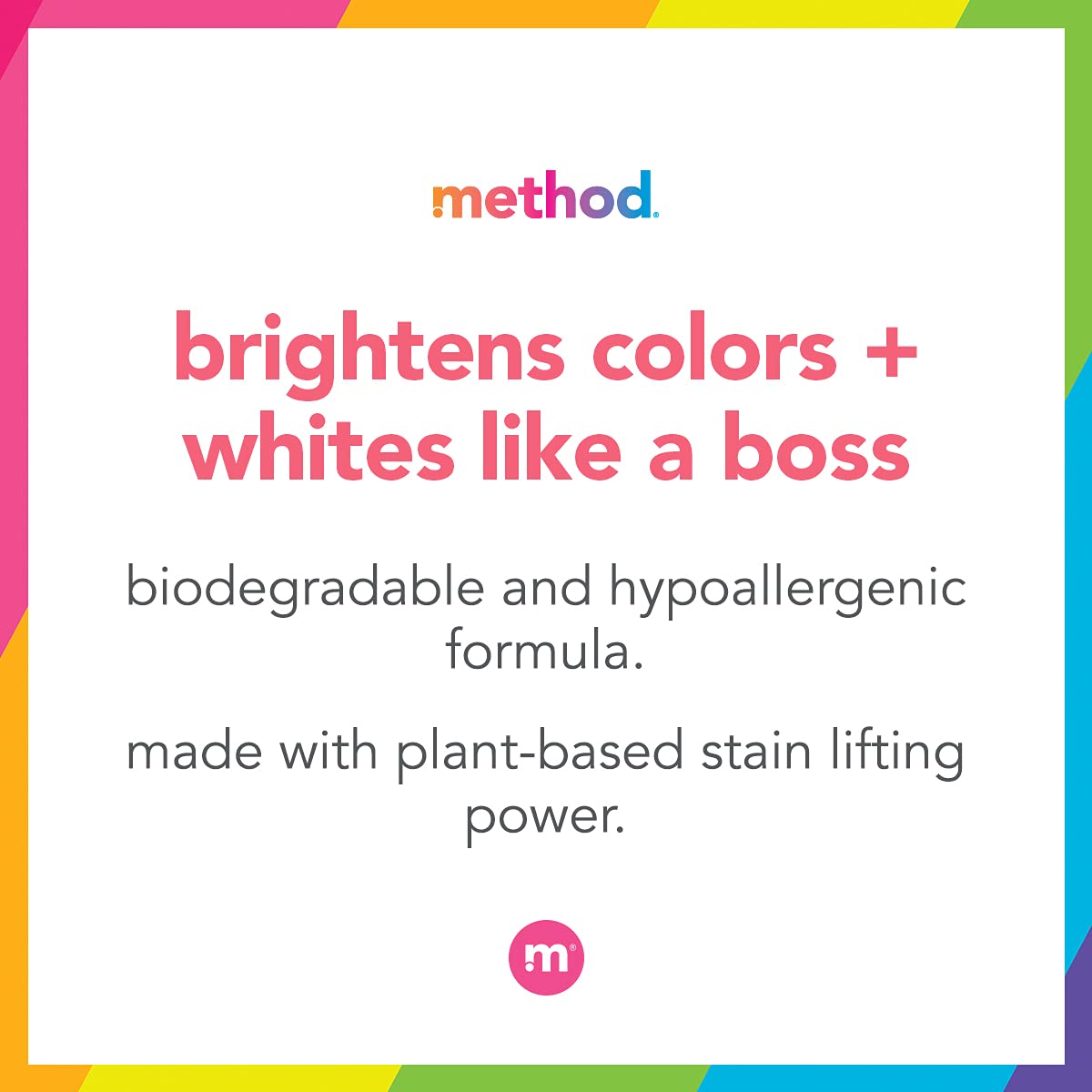 Method Liquid Laundry Detergent, Coconut + Cactus Water, 66 Loads Per Bottle, Biodegradable Formula, Plant-Based Stain Remover, 53.5 Fl Oz (Pack Of 1)
