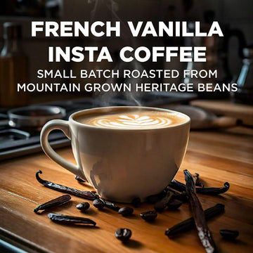 Maud'S French Vanilla Instant Coffee Packets Single Serve, 26 Ct | French Vanilla Flavored Coffee | 100% Arabica Medium Roast Co