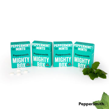 Peppersmith 100% Xylitol Mints Peppermint, 60 Gr