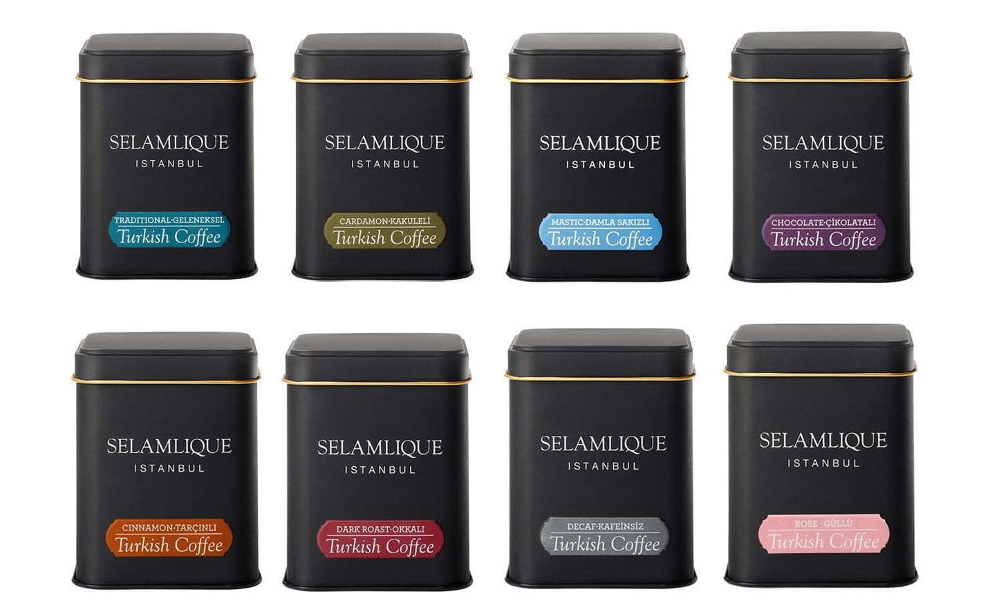 Selamlique Istanbul Turkish Coffee With Cinnamon (4.40Oz) Ultra Fine Ground