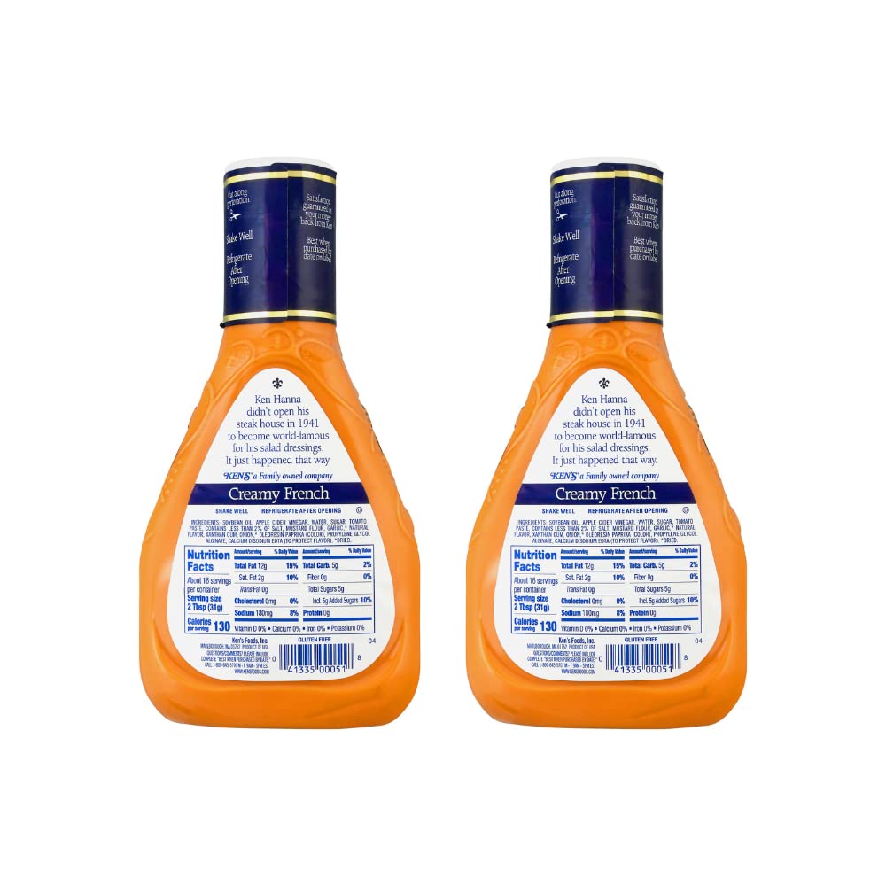 Ken's Steak House Creamy French Dressing (16 Ounce (Pack of 2))