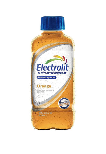 Electrolit, Electrolyte Beverage, Orange, 21 Fl Oz bottle (Pack of 12)