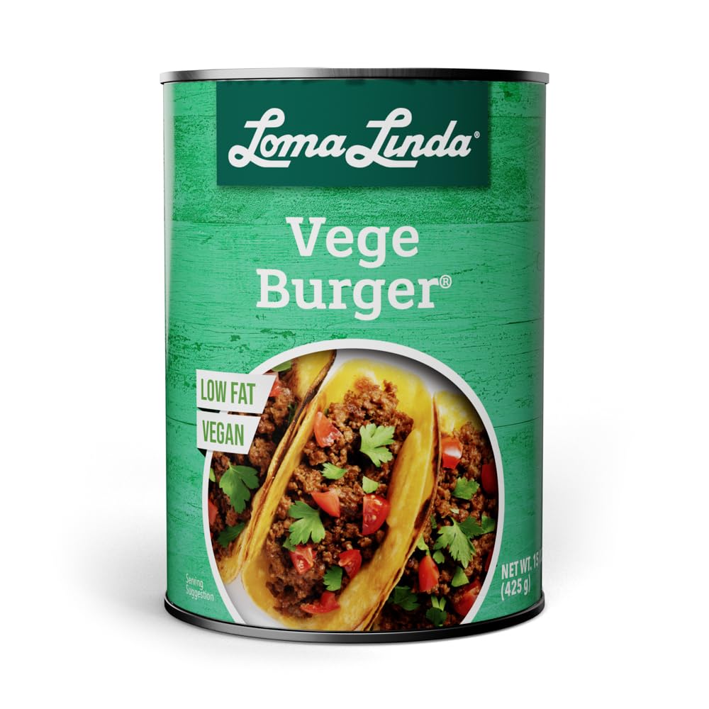 Loma Linda - Plant-Based - Vege Burger (15 oz.) (Pack of 6)