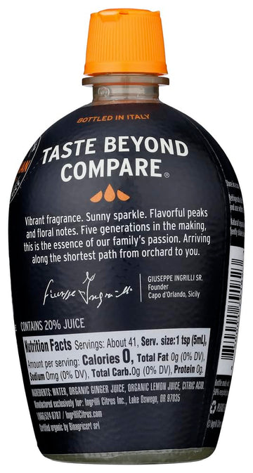 Ingrilli Organic Ginger Squeeze Blend, 7 Fl Oz Bottle (6 Count)