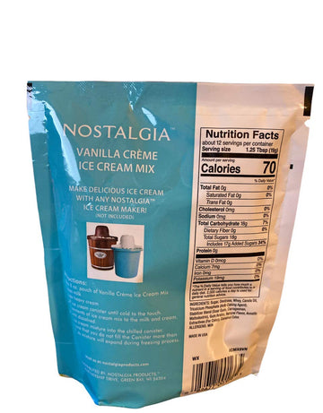 Nostalgia Vanilla Ice Cream Mix