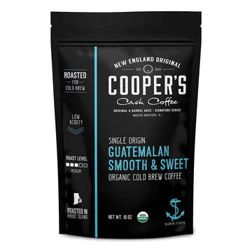Guatemala Organic Cold Brew Coffee, Single Origin, Gourmet Beans, Tasting Notes Of Milk Chocolate, Creamy Caramel & A Hint Of Or