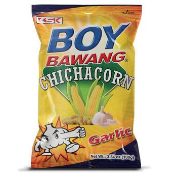3 Packs Boy Bawang Chichacorn Garlic Flavor 3.54 Oz Per Pack