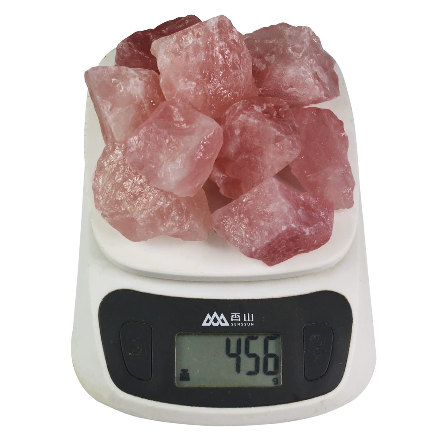 Nvzi Rose Quartz Crystals, Raw Crystals Bulk, Gem Stones Rocks Crystals, Tumbled Stones And Crystals Bulk, Rock Collection, Chak