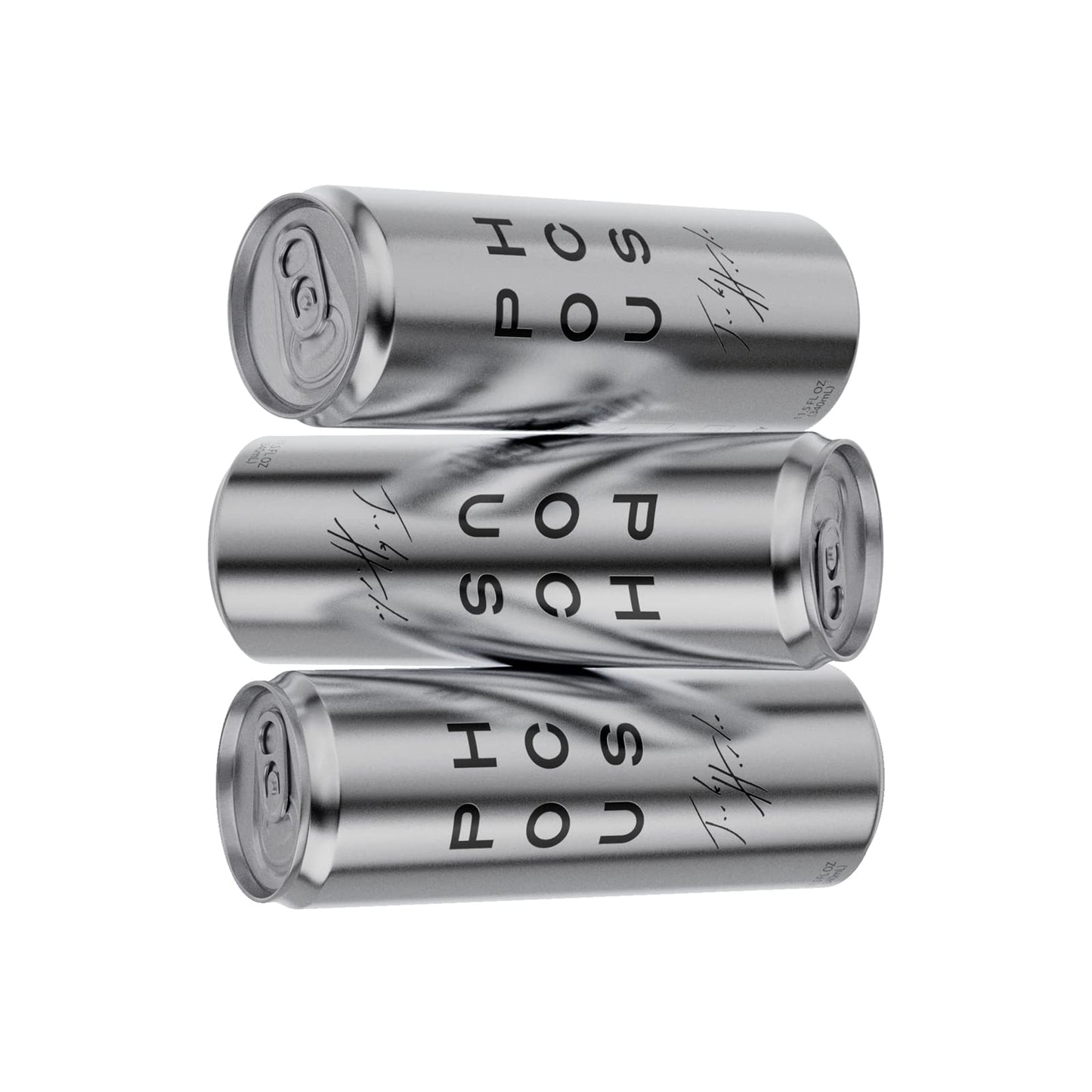 Limited Edition Phocus Creative Energy Drink, Pineapple, Zero Sugar, Functional Beverage For Clean Energy And Focus, 11.5 Fl Oz,