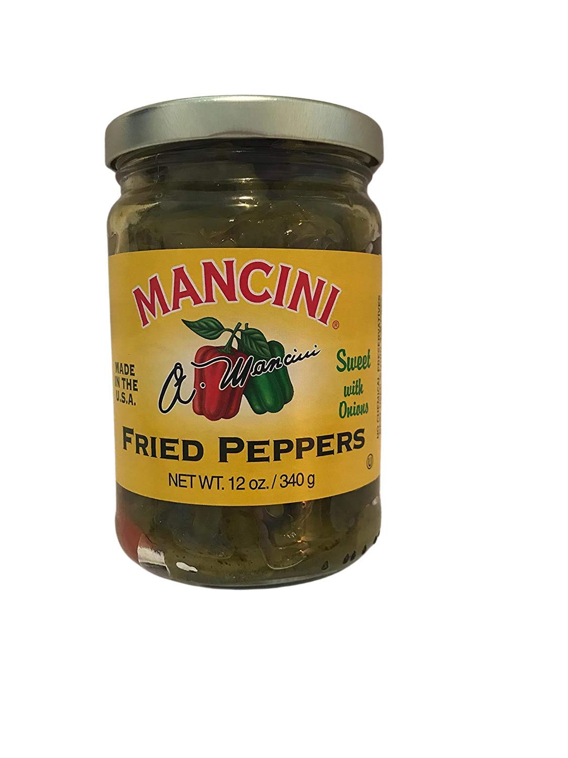 Mancini - Fried Peppers With Onions, (2)- 12 Oz. Jars