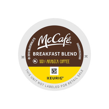 Mccafe Breakfast Blend K-Cup, Light Roast, 24 Count